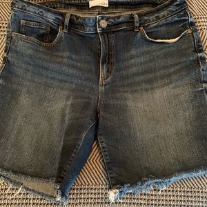 Loft Denim Shorts size 14